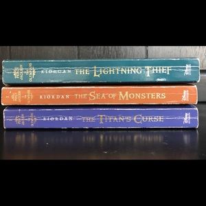 Percy Jackson and the Olympians #1, 2, and 3